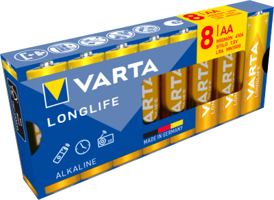Varta LongLife AA 8x (fólie)