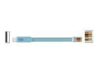 Sériový kabel - USB (M) do RJ-45 (M) - 3 m - EIA-232 - modrá