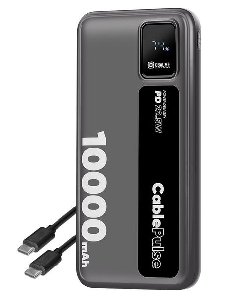 OBAL:ME CablePulse Powerbanka 10000mAh 22,5W Black