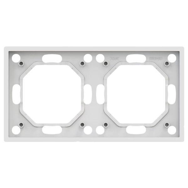 Dvojitý rámeček DPM MOXY MOX1002W bílý