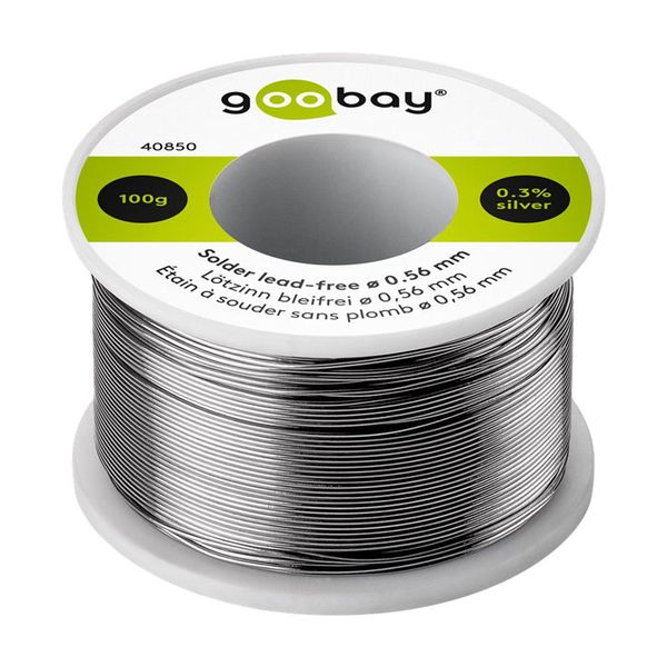 Cín 0.56mm 100g 99,3%Sn 0,7%Cu GOOBAY 40850