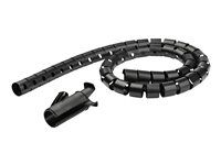 Spiral - 1" (25mm) Diameter - W/ Cable Loading Tool - Black (CMSCOILED2) - Sada pro spojkování kabelů - černá - 2.5 m