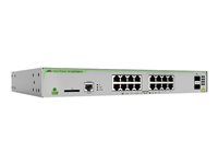 Přepínač - L3 - řízený - 16 x 10/100/1000 + 2 x SFP (mini-GBIC) (uplink) - desktop, Lze montovat do rozvaděče