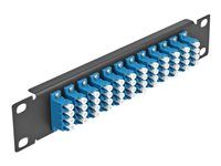 10  Fiber Optic Patch Panel 12 Port LC Q