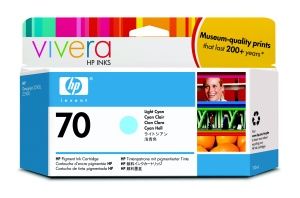 HP no 70 sv. azurová inkoustová kazeta, C9390A
