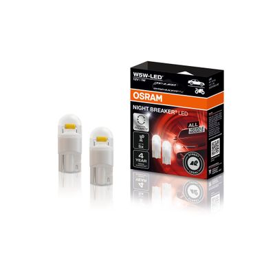 Autožárovka LED 12V W5W OSRAM studená bílá 2ks