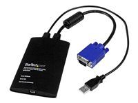 File Transfer & Video - Portable Server Room Laptop to KVM Console Crash Cart (NOTECONS02) - Přepínač KVM - 1 x KVM port(s) - 1 místní uživatel - desktop