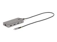 Travel Laptop Docking Station (117B-USBC-MULTIPORT) - Dokovací stanice - USB-C 3.2 Gen 2 / Thunderbolt 3 / Thunderbolt 4 - 2 x HDMI, 2 x DP - 1GbE