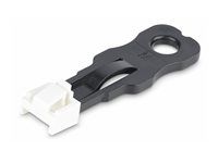 10 Pack with Security Key, Locking RJ45 Port Blocker/Dust Cover, Reusable Ethernet/LAN Port Protector, Snap In RJ45 Dust Blocker for Servers/Switches/Wall Plates - Blokátor LAN portu s klíčem - bílá