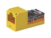 Modul - CAT 5e - UTP - RJ-45 - žlutá