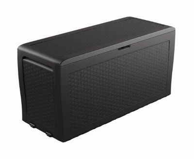 Box zahradní KETER Samoa Rattan Box 270l Graphite