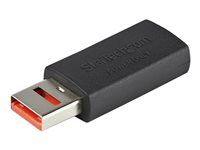 5V, 2.4A (12 W) Max (USBSCHAAMF) - USB charge adapter - USB (pouze napájení) (F) do USB (pouze napájení) (M) - 5 V - 2.4 A - pasivní - černá