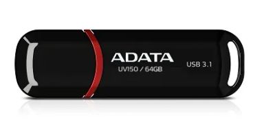 ADATA UV150/64GB/USB 3.2/USB-A/Černá