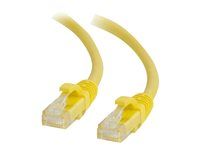 Patch kabel - RJ-45 (M) do RJ-45 (M) - 1 m - UTP - CAT 6 - lisovaný, provedení bez hrbolků, licna - žlutá