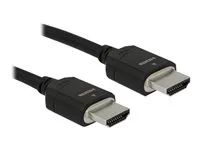 Ultra High Speed - kabel HDMI s ethernetem - HDMI s piny (male) do HDMI s piny (male) - 3 m - trojnásobně stíněný - černá - podpora Dolby DTS-HD Master Audio, podpora Dolby TrueHD, podporuje poměr stran obrazu 21:9, podpora 8K UHD (7680 x 4320)