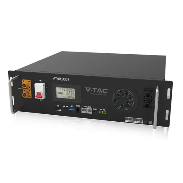 Bateriový modul pro rack 51,2V 100A 5,12KWH VT-48100E-P2 V-TAC