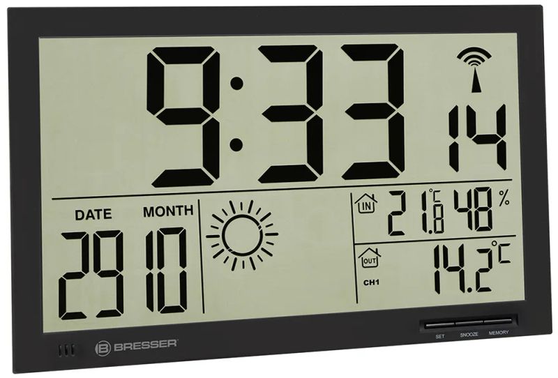 Nástěnné hodiny Bresser MyTime Jumbo LCD