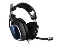 For PS4 - náhlavní souprava - plná velikost - kabelové - 3.5 mm jack - černá, modrá