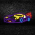 MANTA CAR, LED Neon plexi dekorace