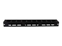 Server Rack Cable Duct - Rack Cable Organizer / Manager (CMDUCT1UX) - Stojanový panel pro uspořádání kabelů - 1U - 19" - pro P/N: RACK-18U-20-WALL-OA, RACK-21U-20-WALL-OA, RACK-24U-20-WALL-OA, RK12OD2, RK3236BKF