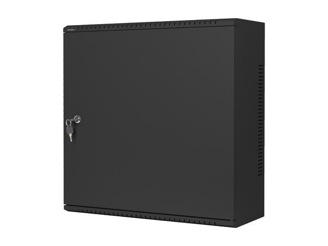 Lanberg 19" racková skříň pro montáž na stěnu 6u+3u/540x200 nízkoprofilová černá (smontovaná)