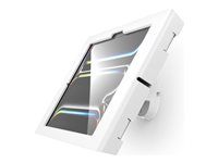 Montážní sada (montáž, kryt) - exponovaný přední/zadní fotoaparát - pro tablet - uzamykatelný - hliník, kovový rám - bílá - velikost obrazovky: 11" - montáž na stěnu - pro Apple 11-inch iPad Pro Wi-Fi, Wi-Fi + Cellular