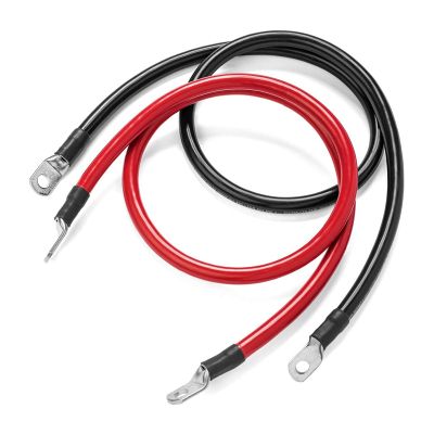 Propojovací kabely pro baterie 30cm 6 AWG (červený + černý)