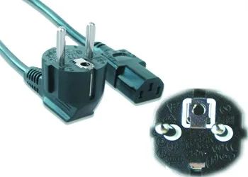 Síťový kabel VDE 220/230V, 10m napájecí