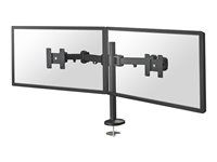 Montážní sada - plný pohyb - pro 2 LCD displeje - černá - velikost obrazovky: 10"-27" - průchodka, upevnitelné na stůl