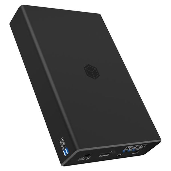 RAIDSONIC ICY Hliníkový externí box pro 2x 2,5" SSD