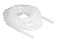 Spirálový obal na kabel - 2 m - průhledná