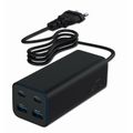 GEMBIRD GaN, 2xType C/2xUSB, Nabíječka 100W