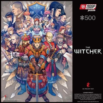 Glo gaming puzzle: the witcher northern realms