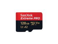 Paměťová karta flash (adaptér microSDXC na SD zahrnuto) - 128 GB - A2 / Video Class V30 / UHS-I U3 / Class10 - microSDXC UHS-I