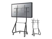 Vozík - pro LCD displej / AV systém - černá - velikost obrazovky: 60"-100"