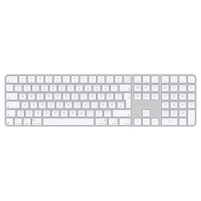 Apple Magic Keyboard Numeric Touch ID/Bezdrátová Bluetooth/GER layout/Bílá