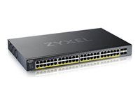 Přepínač - spravováno - L3 Lite - inteligentní - 48 x 10/100/1000 (PoE) + 4 x 10 Gigabit SFP+ (uplink) - Lze montovat do rozvaděče - PoE+ (375 W) - pro Zyxel DAC10G-1M v2, DAC10G-3M v2, SFP10, SFP-1000, SFP-BX1310-10, SFP-BX1550, SFP-SX-D