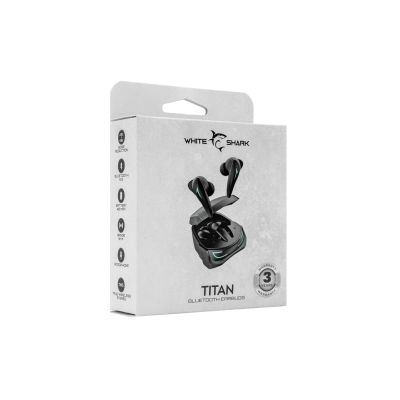WHITE SHARK TITAN, Bluetooth sluchátka, blk