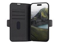 Pouzdro s klopou pro mobilní telefon - bulk - plast - černá - pro Apple iPhone 16 Plus