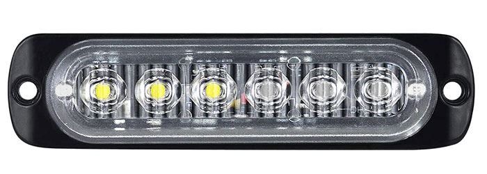LED přídavné světlo 12-24V/6W bílé 6500K pro karavany, lodě, vozíky atd.