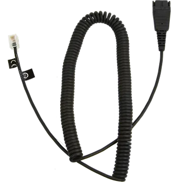Jabra QD-RJ10, 0,5-2 m, coiled, Siemens