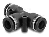 Pneumatic connector 10 mm with two mount