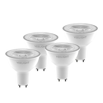 Smart LED žárovka GU10 4,8 W YEELIGHT W1/4 pack WiFi sada 4ks