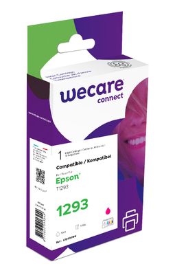 WECARE ARMOR ink kompatibilní s EPSON C13T12934012,červená/magenta