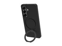 Zadní kryt pro mobilní telefon - magnet kickstand - D3O, plast - černá - pro Samsung Galaxy S26