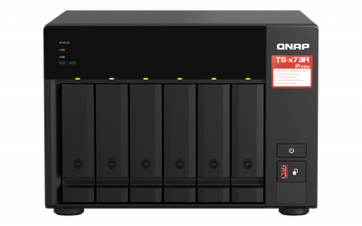 QNAP TS-673A-8G (Ryzen 2,2GHz / 8GB RAM / 6x SATA / 2x M.2 NVMe slot / 2x 2,5GbE / 2x PCIe / 4x USB)