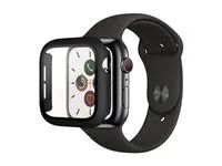 PanzerGlass Full Protection pro Apple Watch 4/5/6/SE 40mm (ochranné sklo + černý rámeček chránící celé tělo hodinek - stačí nacvaknout - bez lepení)
