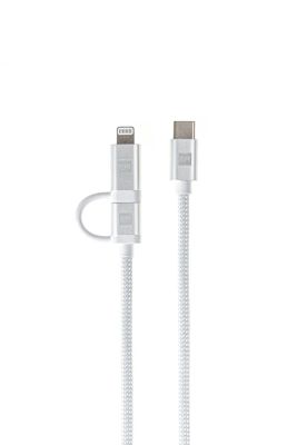 ER POWER Dual Cable USB-C C/L Mfi 200cm white