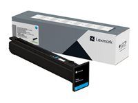 Azurová - originální - pouzdro - kazeta s barvivem LCCP - pro Lexmark CX952SE, CX952xse, CX953se, CX953xse, XC9535