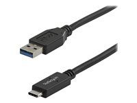 USB 3.1 10Gpbs - USB-IF Certified (USB31AC1M) - USB kabel - USB-C (M) do USB typ A (M) - USB 3.1 - 1 m - černá - pro P/N: DKM30CHDPD, DKM30CHDPDUE, HB31C2A2CME, HB31C3A1CME, PEXUSB312A1C1H, PEXUSB312A2C2V